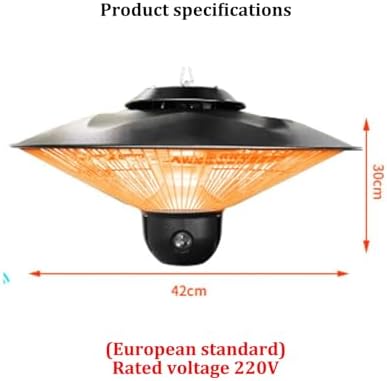 Jidanmian Electric Outdoor Heater with Remote Control