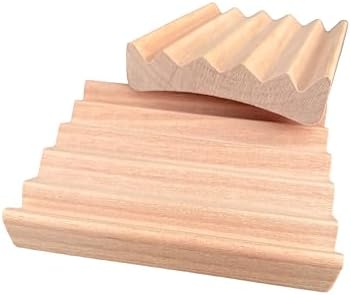 Howells Products 2 Pack Natural Wood Soap Dish