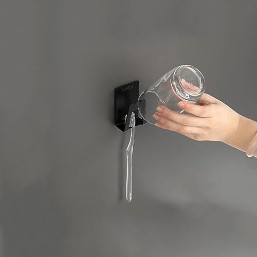 SOLUSTRE Wall Mounted Toothbrush Holder with Suction Cup