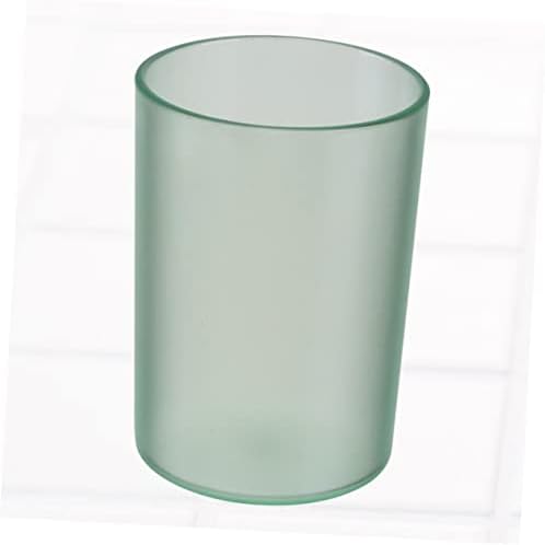 Amosfun Green Plastic Toothbrush Mug Holder