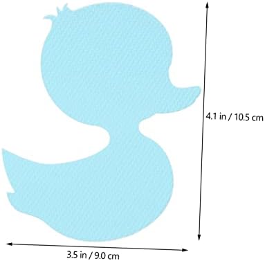 GLEAVI 24Pcs Non-Slip Bathtub Stickers Cute Duck Adhesive Decals for Safety