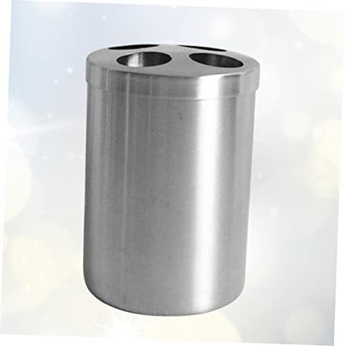 Hemobllo 1Pc Stainless Steel Toothbrush Holder 1