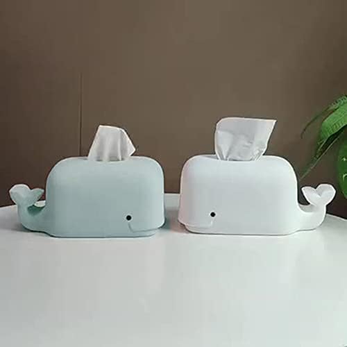 EUBUY Silicone Whale Tissue Box Cover with Phone Holder 1