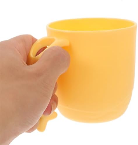 Amosfun 3pcs Dolphin Tail Handle Toothbrush Cups