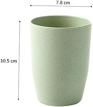 BRIGHTFUFU Wheat Stem Bathroom Tumbler for Adults