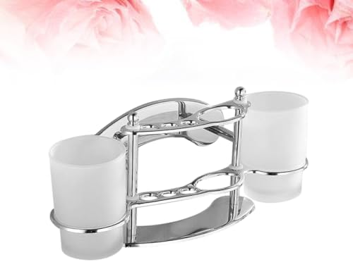 RORPOIR Wall-Mounted Toothbrush Holder with Cup