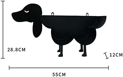Adorable Black Metal Tissue Holder Stand with Funny Animal Design