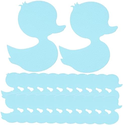 GLEAVI 24Pcs Non-Slip Bathtub Stickers Cute Duck Adhesive Decals for Safety