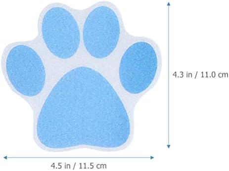 iplusmile 10pcs Paw Print Non-Slip Bathtub Decals