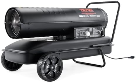 VEVOR Kerosene Heater 175000 BTU with 132 Gallon Tank