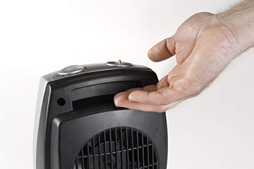Lasko Compact Electric Space Heater with Thermostat and Fan Mode