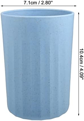 VOCOSTE Wheat Straw Tumbler with Smooth Lines - Toothbrush Holder 409x280