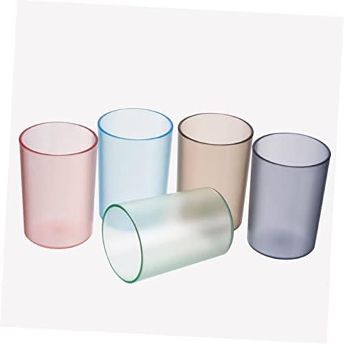 Amosfun Green Plastic Toothbrush Mug Holder