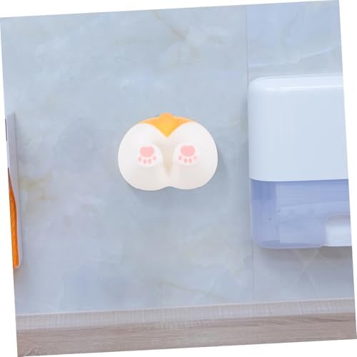 GLEAVI Cute Corgi Toothbrush Holder Wall Mounted