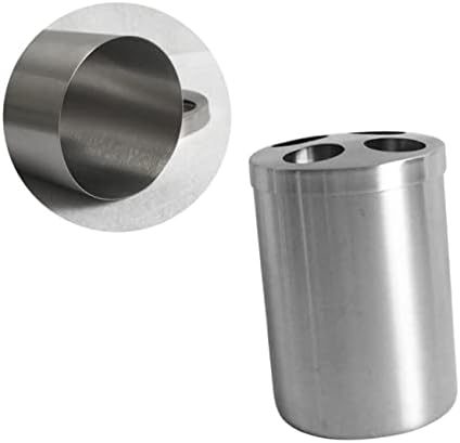 GLEAVI 1Pc Stainless Steel Toothbrush Holder with Lid and 4 Holes