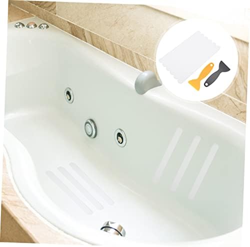 6Pcs Slip Proof Shower Stickers with Scrapers