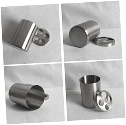 Stainless Steel Toothbrush and Toothpaste Holder 1