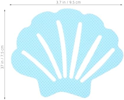 Zerodeko Non-Slip Bathtub Stickers with Shell Design