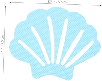 COSMEVIVI 30pcs Shell-Shaped Anti-Slip Stickers for Bathrooms and Stairs