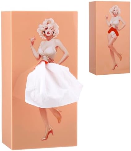 Whimsical Lady Skirt Tissue Box Holder