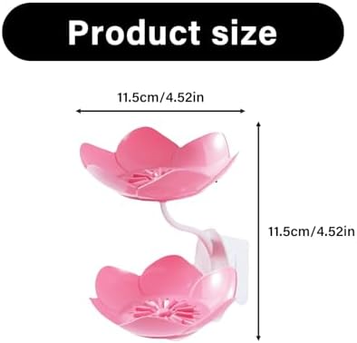 UPOINME Strong Adhesive Lotuses Soap Dish