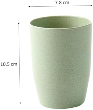 PRETYZOOM Wheat Stem Bathroom Tooth Cup Rinsing Mug