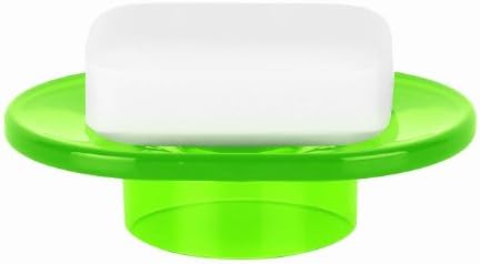 MSV Spirella Nyo Acryl Soap Dish Clear Kiwi