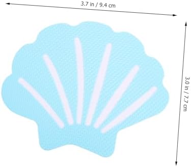 GLEAVI Non-Slip Shower Stickers 12pcs Shell Design Bath Decals