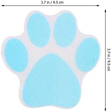 Hemoton Paw Bath Sticker 10pcs Non-Slip Decals