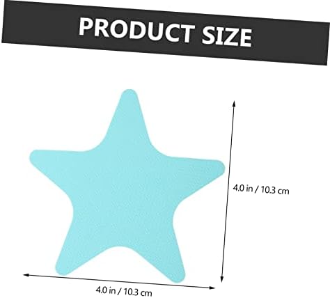 TINEASUR 20pcs Non-Slip Pentagram Bath Decals