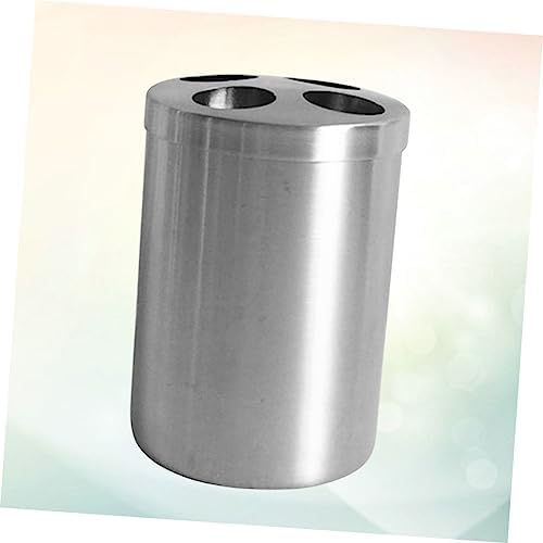 Hemobllo 1Pc Stainless Steel Toothbrush Holder 1