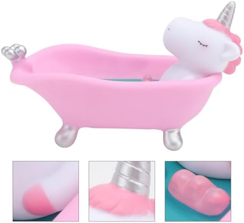 PRETYZOOM Funny Unicorn Soap Dish for Bathroom