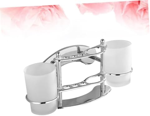 Yardenfun Stainless Steel Toothbrush Holder with Gargle Cup 1
