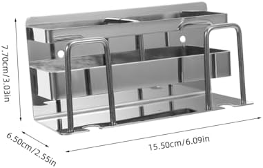 LIFKOME Wall-Mounted Toothbrush Holder with Cup Stand