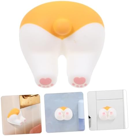 GLEAVI Cute Corgi Toothbrush Holder Wall Mounted
