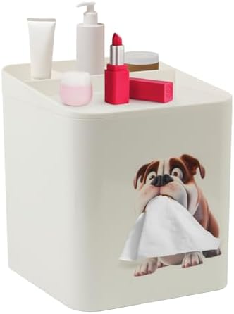 Funny Tissue Box Cover with Cute Puppy Design 1