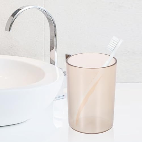 Kichvoe 4Pcs Transparent Couples Toothbrush Cup Holder