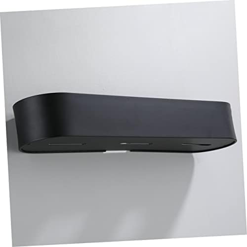 BUGUUYO Wall Mounted Rack Black Aluminum