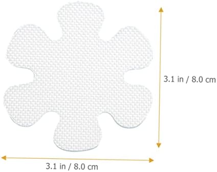 VOSAREA 12Pcs Flower Design Non-Slip Stickers for Bathrooms and Kitchens