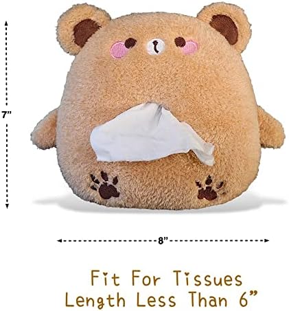 CaserBay Soft Plush Tissue Holder for Car and Home