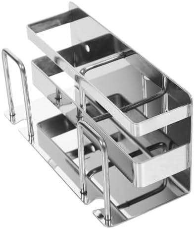 Anneome Wall-Mount Toothbrush Holder Stainless Steel