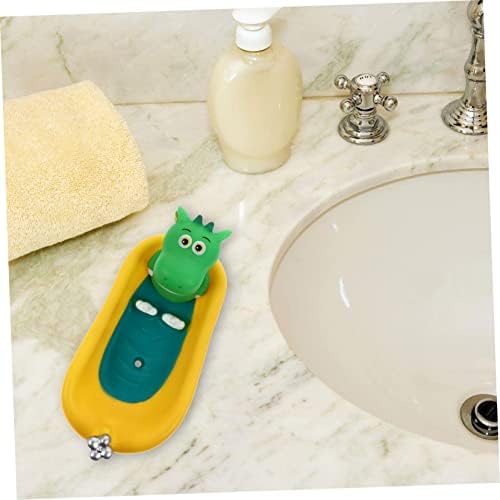 Luxshiny Cartoon Dinosaur Soap Box Drain Holder