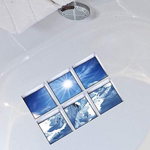 AILEGOU 3D Non-Slip Bathtub Stickers with Animal Design