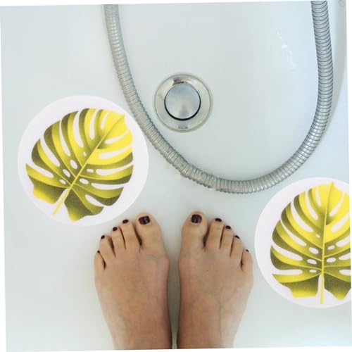 PAMINGONO Leaf Shape Bathtub Stickers Anti-Slip Safety Decor