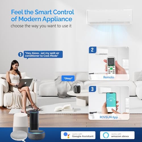ROVSUN 11500 BTU Wifi Mini Split AC Heater