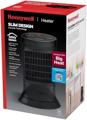 Honeywell HCE311V Compact Ceramic Tower Heater 1