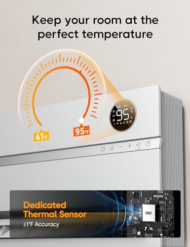 Dreo Wall Heater for Bathroom with ALCI Plug and 120 Oscillation