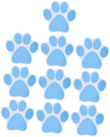 IMIKEYA 10pcs Dog Paw Print Non-Slip Stickers for Bathrooms