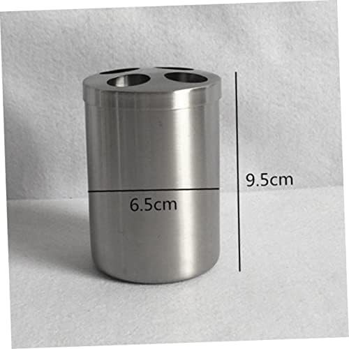 Stainless Steel Toothbrush and Toothpaste Holder 1