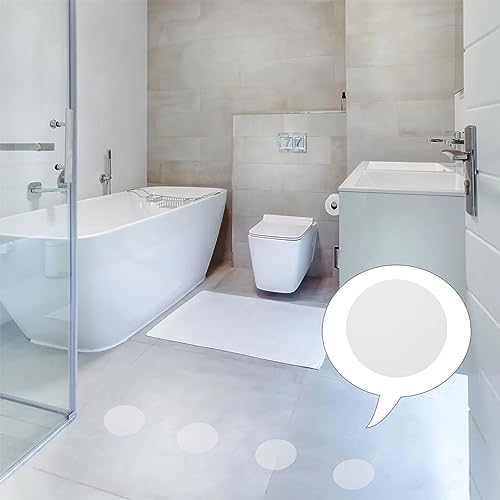 HAKIDZEL 1Set Non-Slip Bathroom Floor Stickers Transparent Peva Anti-Slip Decals